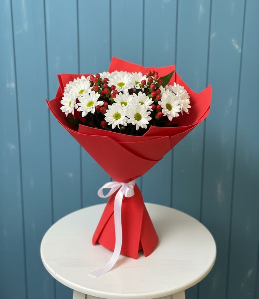 Букет цветов из: Хризантемы в Ревякино