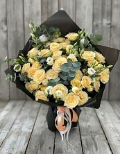 Букет цветов из:  Розы и Лизиантусы в Ревякино