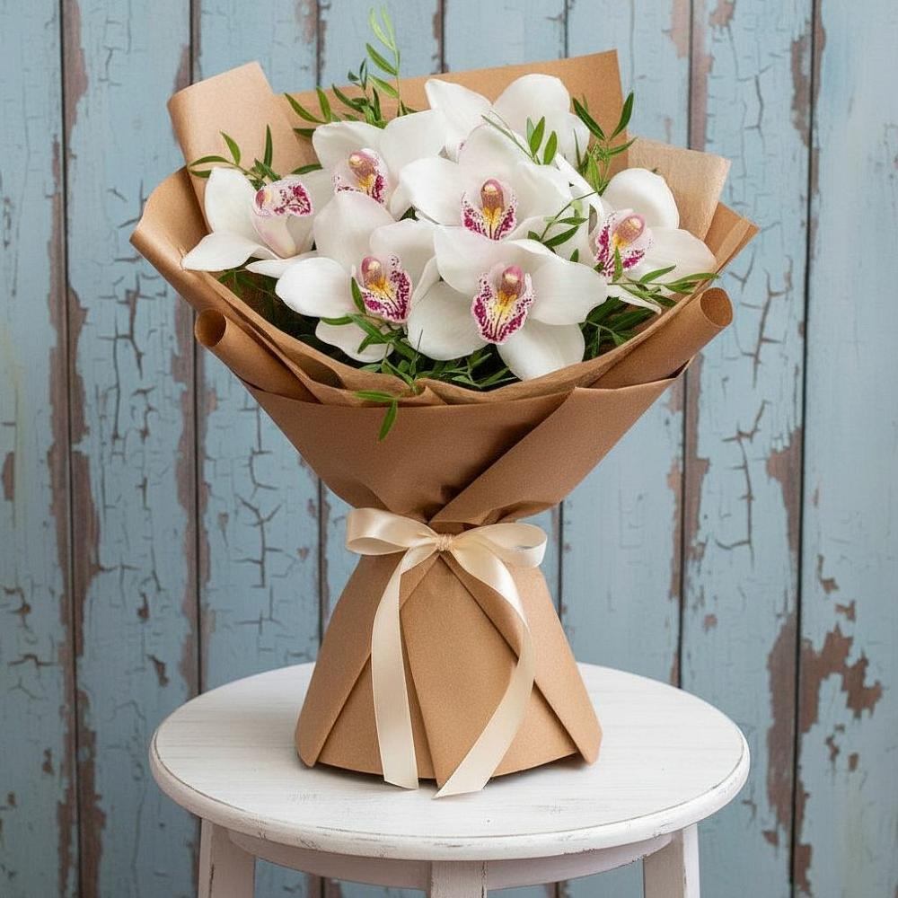Букет цветов из: Орхидеи и Розы в Ревякино