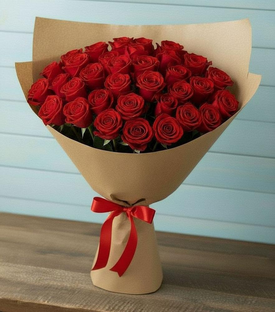 Букет Красные розы Милано в Ревякино