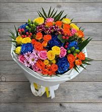 Букет цветов из:  Розы и Хризантемы в Ревякино