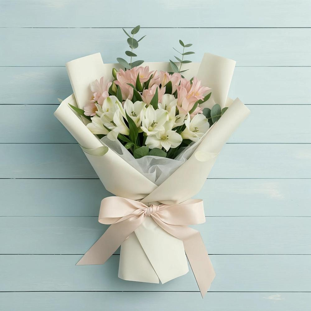 Букет цветов из: Альстромерии в Ревякино