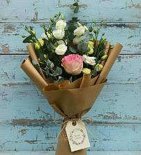 Букет цветов из:  Розы и Лизиантусы #REPLACE_PRED# Ревякино